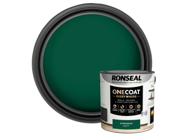 One Coat Everywhere Interior Paint Evergreen Matt 2.5 litre                     