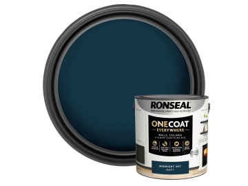 One Coat Everywhere Interior Paint Midnight Sky Matt 2.5 litre                  