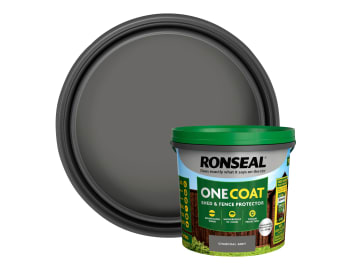 One Coat Shed & Fence Protection Charcoal Grey 5 litre                          