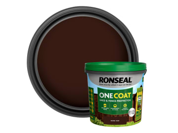 One Coat Shed & Fence Protection Dark Oak 5 litre                               