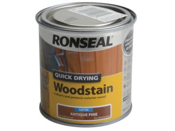 Quick Drying Woodstain Satin Antique Pine 250ml                                 