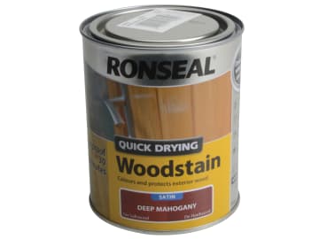 Quick Drying Woodstain Satin Deep Mahogany 750ml                                