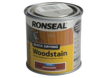 Quick Drying Woodstain Satin Mahogany 250ml                                     