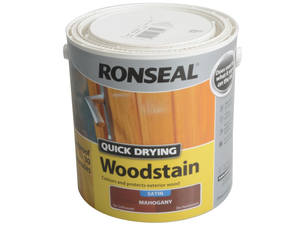 Quick Drying Woodstain Satin Mahogany 2.5 litre                                 