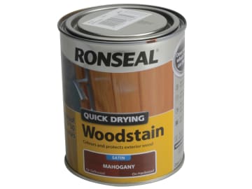 Quick Drying Woodstain Satin Mahogany 750ml                                     