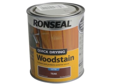Quick Drying Woodstain Satin Teak 750ml                                         