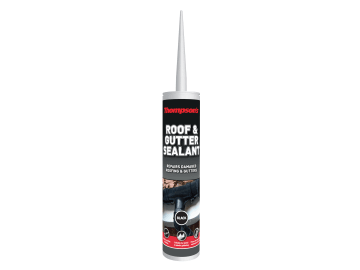 Thompson's Roof & Gutter Sealant Black 310ml                                    