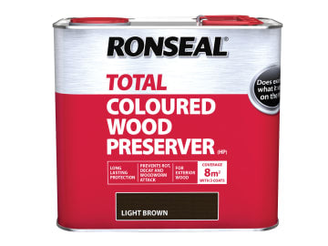 Trade Total Wood Preserver Light Brown 2.5 litre                                