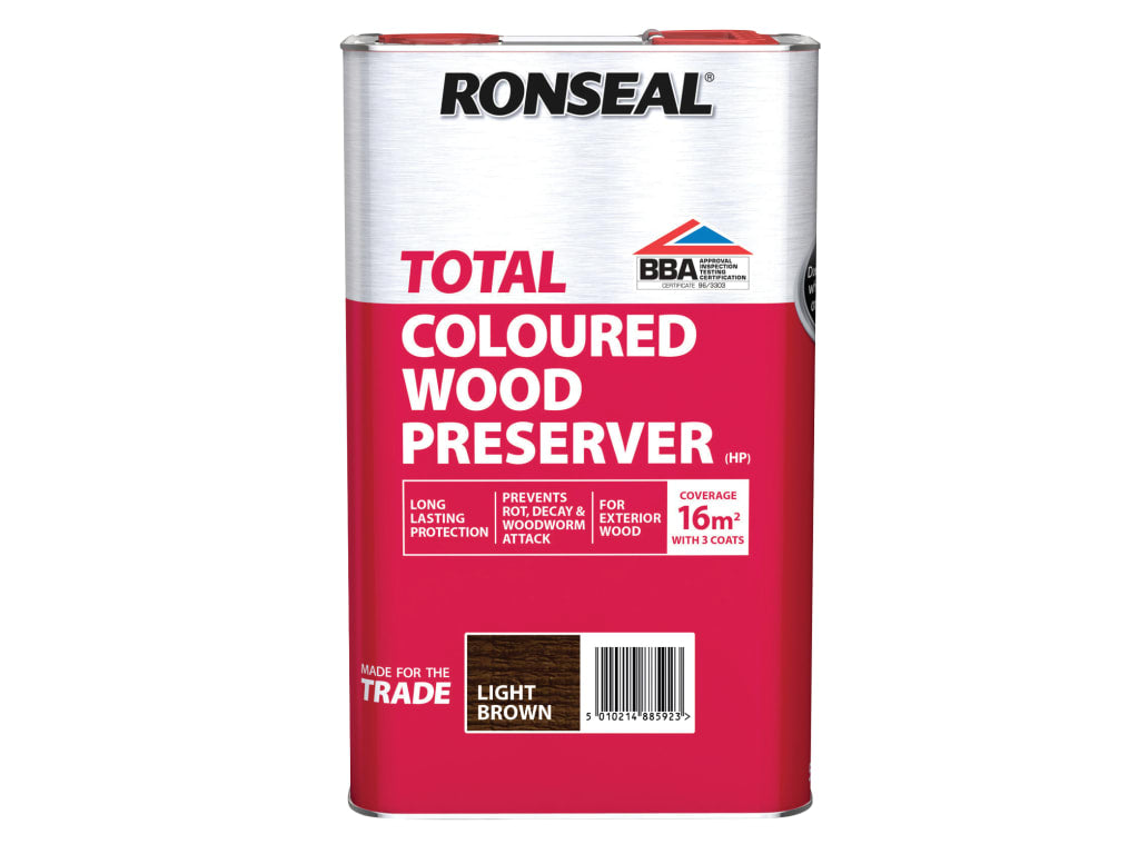 Trade Total Wood Preserver Light Brown 5 litre                                  