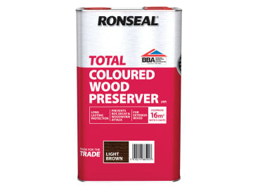 Trade Total Wood Preserver Light Brown 5 litre                                  