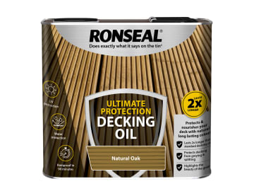 Ultimate Protection Decking Oil Natural Oak 2.5 litre                           