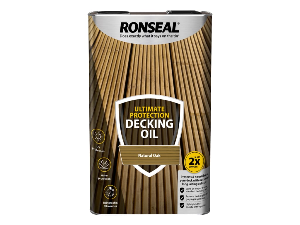 Ultimate Protection Decking Oil Natural Oak 5 litre                             