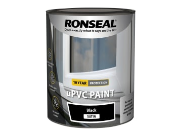uPVC Paint Black Satin 750ml                                                    