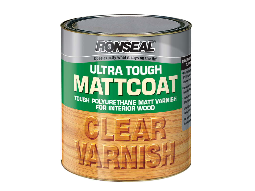 Ultra Tough Internal Clear Mattcoat Varnish 250ml                               