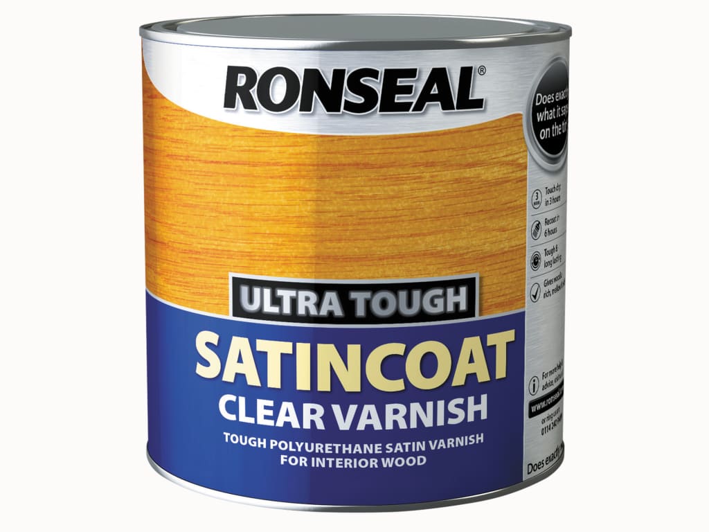 Ultra Tough Internal Clear Satincoat Varnish 2.5 litre                          