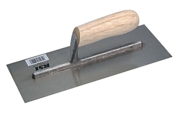 Plasterer's Finishing Trowel Grade B Banana Wooden Handle 11 x 4.1/2in          