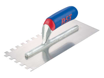 Notched Trowel Square 10mm² Soft Touch Handle 11 x 4.1/2in                      