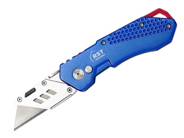 Aluminium Blue Folding Knife                                                    