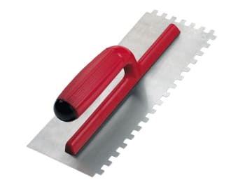 PRO Steel Notched Trowel 11 x 4in x 1/4in Notch                                 