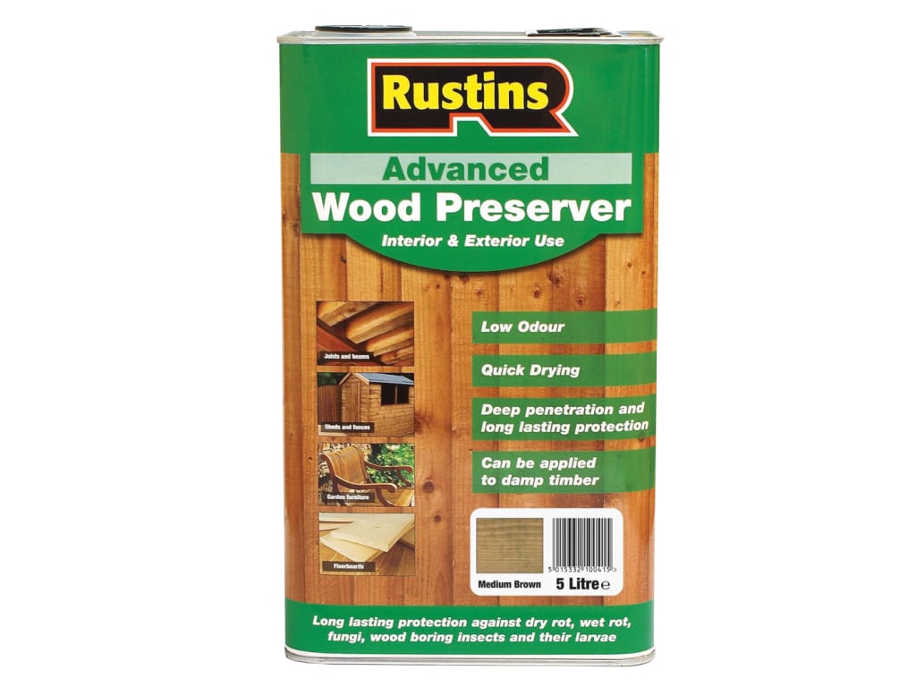Advanced Wood Preserver Mid Brown 5 litre                                       