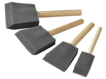 Foam Brush Set, 4 Piece                                                         