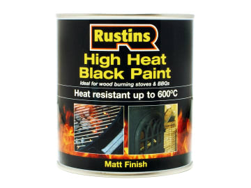 High Heat Paint 600°C Black 500ml                                               
