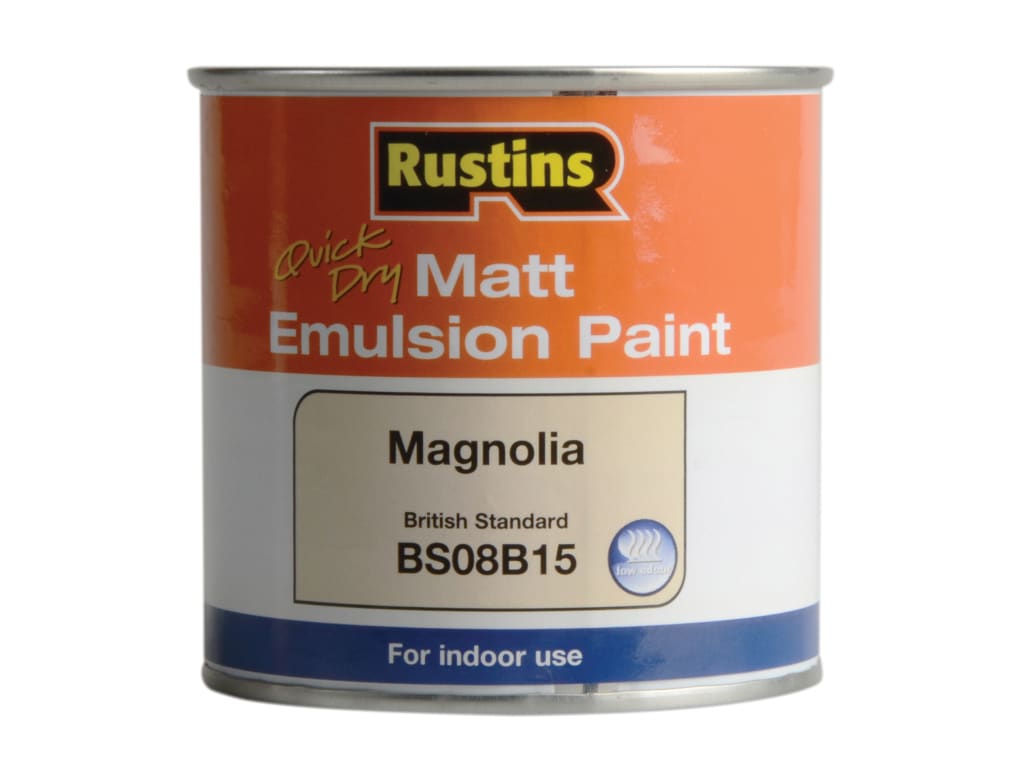 Quick Dry Matt Emulsion Paint Magnolia 250ml                                    