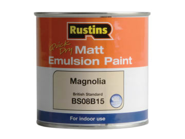 Quick Dry Matt Emulsion Paint Magnolia 250ml                                    