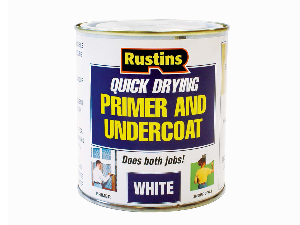 Quick Dry Primer & Undercoat White 500ml                                        