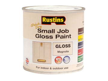 Quick Dry Small Job Gloss Paint Magnolia 250ml                                  