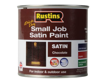 Quick Dry Small Job Satin Paint Chocolate 250ml                                 