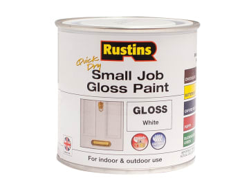 Quick Dry Small Job Gloss Paint White 250ml                                     