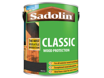 Classic Wood Protection Ebony 5 litre                                           
