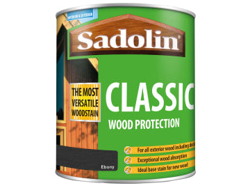 Classic Wood Protection Ebony 1 litre                                           