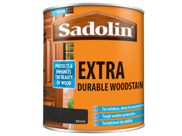Extra Durable Woodstain Ebony 1 litre                                           