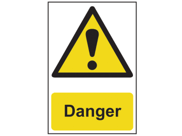 Danger - PVC Sign 200 x 300mm                                                   