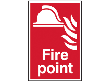Fire Point - PVC Sign 200 x 300mm                                               