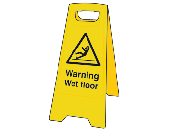 Warning Wet Floor - Heavy Duty 'A' Board                                        