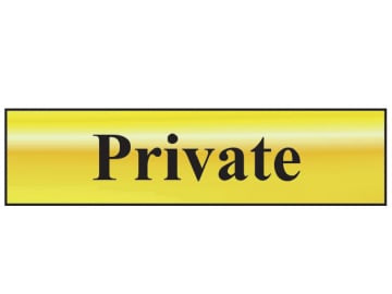 Private - Polished Brass Effect 200 x 50mm                                      