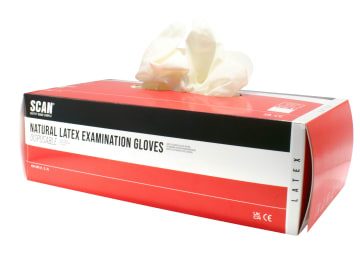 Latex Gloves - Medium (Box 100)                                                 
