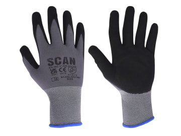 Breathable Microfoam Nitrile Gloves - XL (Size 10)                              