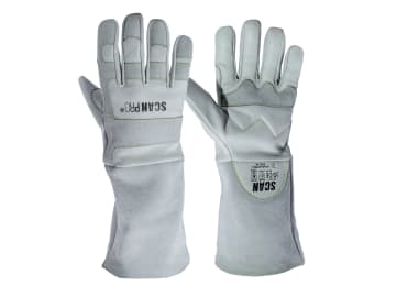 Premium Leather Welding Gloves - L (Size 9)                                     