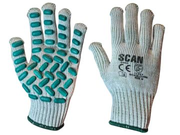 Vibration Resistant Latex Foam Gloves - M (Size 8)                              