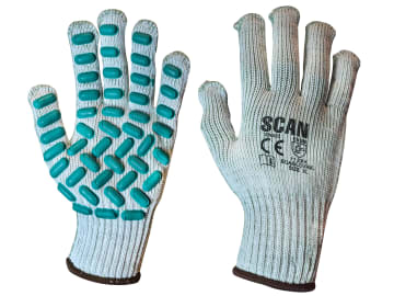 Vibration Resistant Latex Foam Gloves - XL (Size 10)                            