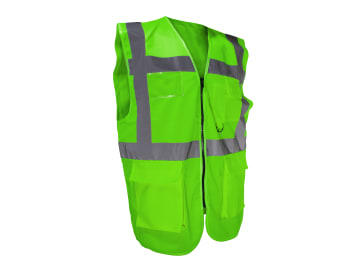 Hi-Vis Utility Green Waistcoat - M (41in)                                       