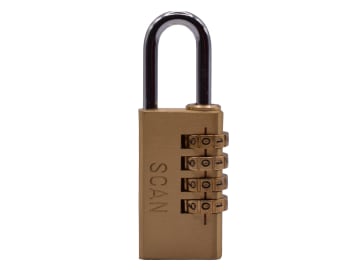Brass Combination Padlock 28mm                                                  
