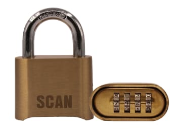 Brass Combination Padlock 50mm                                                  
