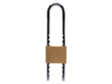 Brass Padlock 50mm Sliding Shackle                                              