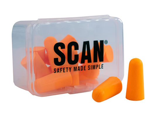 Tapered Foam Earplugs (6 Pairs)                                                 