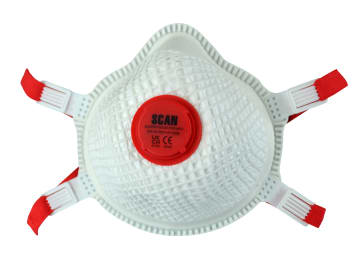 Moulded Valved Masks FFP3 with Mesh (Pack 2)                                    